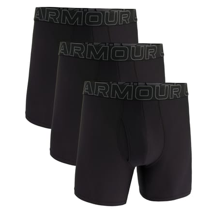 Under Armour Boxershorts UA PERFORMANCE TECH MESH -SOLID 6 IN 3PK Set van 3