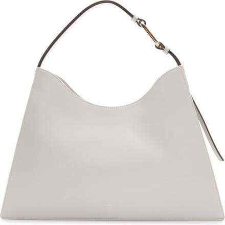 FURLA Leren Schoudertas Nuvola Hobo Marshmallow Crème