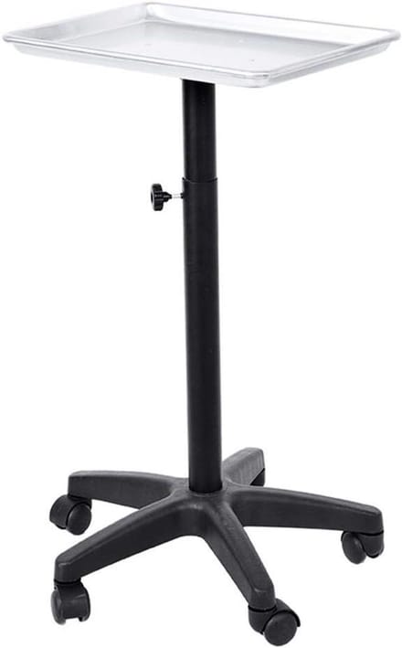 Jhubersproducts - Rolling Salon Tray Trolley - Aluminium Kapsalon