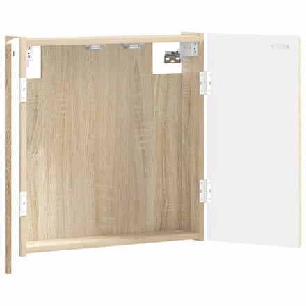 vidaXL - Dartbord - Kabinet - DELFT - Sonoma - Eiken - 52,5 - x - 10,5 - x - 53,5 - cm