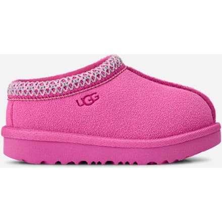 UGG® Tasman II for Kids in Bright Fuchsia, Size 4.5, Suede/Polyester/Wool