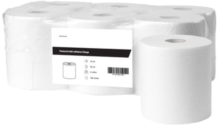 Poetsrol midi cellulose 2laags 6 rollen
