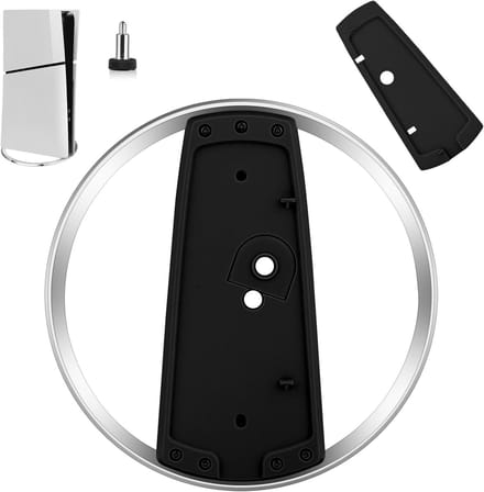 Verticale standaard voor PS5 Slim-console - Efficiënte warmteafvoer, stabiliteit en ruimtebesparing - Geschikt voor Playstation 5 Pro en PS5 Pro (Zwart)