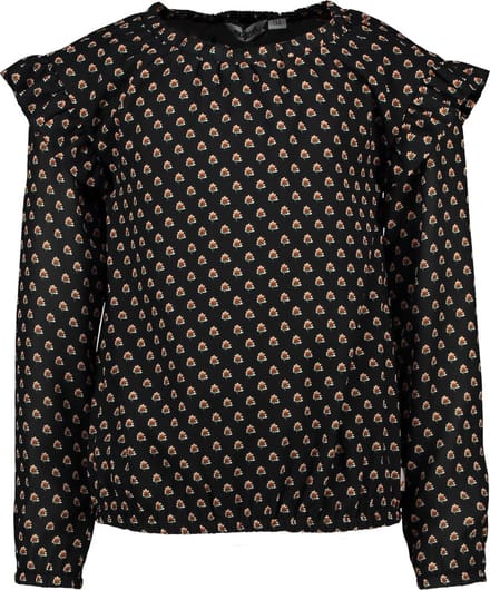 Moodstreet Blouse meisje black maat 122/128