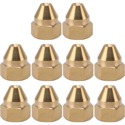10 STUKS Vernevelmondstuk Messing Corrosie Drukbestendig Fijne Verneveling Watermondstukken voor Koeling beige