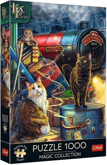 Trefl legpuzzel Magic Collection Witchwood Express 1000 stukjes.