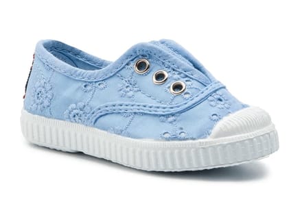 Cienta Meisjes Sneaker Borduur | Blauw | Maat: 25