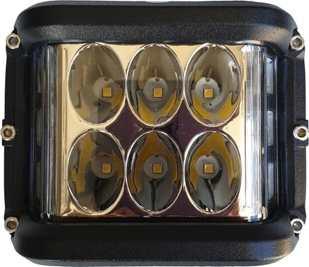 Verstraler 12x3 = 36W LED | schijnwerper 10-60 Volt | 6000K | IP67