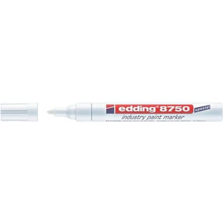 edding 8750 industry paint marker, wit, 1 stuk