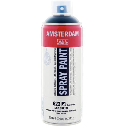 Bombe de peinture Amsterdam 400 ml vert de vessie vert