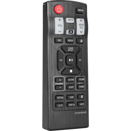 COV30748163 Afstandsbediening ABS Zwart Soundbar Controller Onderdelen Vervanging voor LG Soundbar black