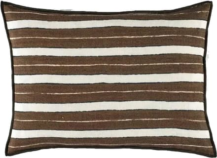 Secret stripe kussen Elitis - kaki
