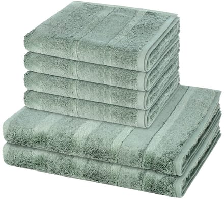 Cawö Sonstiges 4 X handdoek 2 X douchehanddoek - in set 6 pack Noblesse