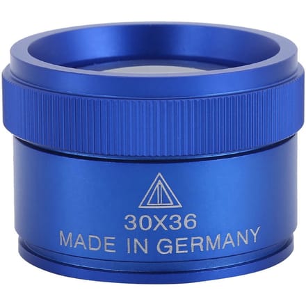 30X Vergrootglas Handheld Draagbaar Vergrootglas voor Sieraden Munten IdentificatieBlauw blauw