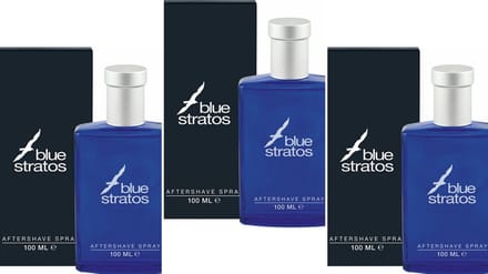 Blue Stratos Aftershave Spray 3 x 100 ml
