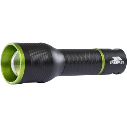 Trespass Aluminium zaklamp verlichten (Zwart)