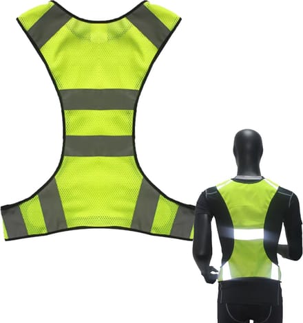 Reflecterend hardloopvest - X vorm hardloopvest - Jogging reflectie vest - Safety Vest - Veiligheidsvest - Hardloop veiligheidsvest - LOUZIR