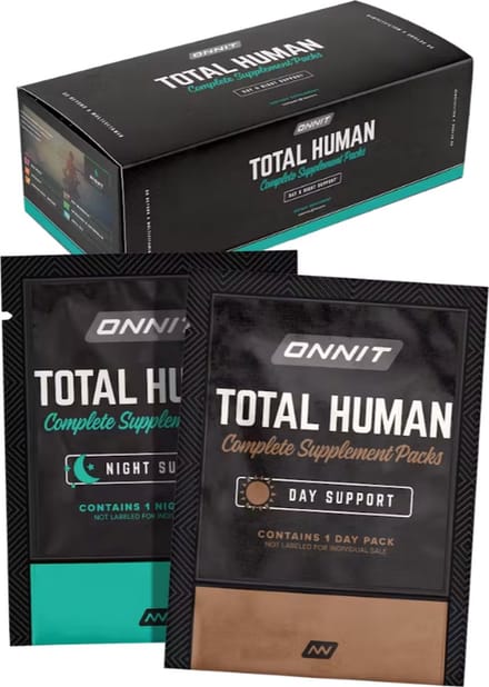 Onnit - Total Human - Complete Supplement Packs - Day Support + Night Support - 60 packets