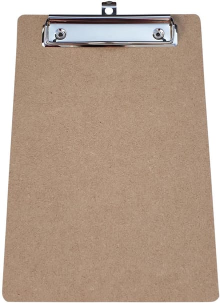Klemplaat voor ft A5 (16 x 25 cm)