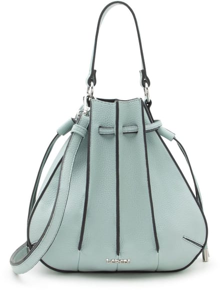 L.CREDI handtas schoudertas Rahmi Hobo Bag Mint Blue mintgroen