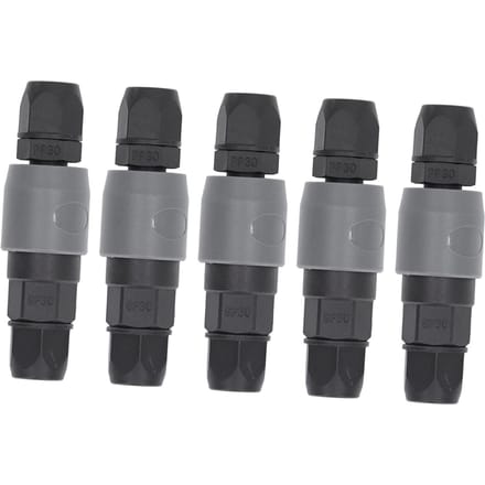 5 Set Pneumatische Snelkoppeling C Type Zelfvergrendelend Luchtslangkoppeling Stekker Sokkel(SP+PP40
