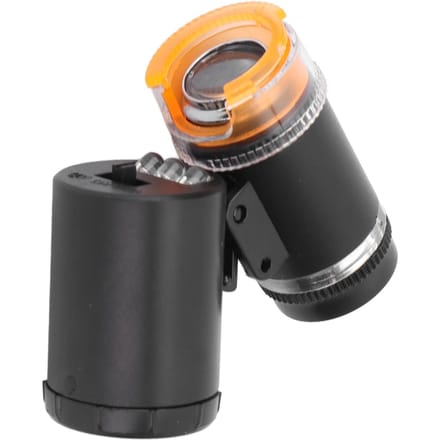 60X Mini Vergrootglas Draagbaar Sieraden Geld Vergrootglas Detector LED Licht Zak zwart