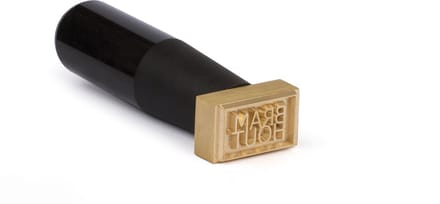 Messing stempel | 40x20 mm