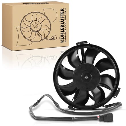 Frankberg 1x Motorradiator enkele ventilator
