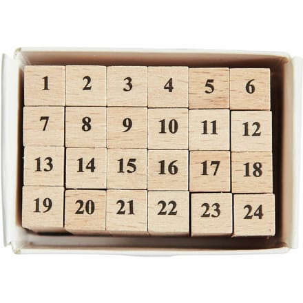 Mini stempel set - Cijfers