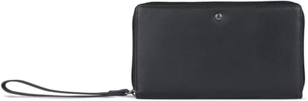 bugatti portemonnee Black Magic Ladies Long Zip Wallet Black zwart