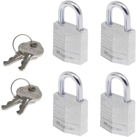 Master Lock P55992 Hangslot 20 mm Gelijksluitend Zilver Sleutelslot