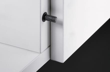 Druksnapper - Kunststof - Hettich - 9089607 push to open magnet, om in te boren, lange slag