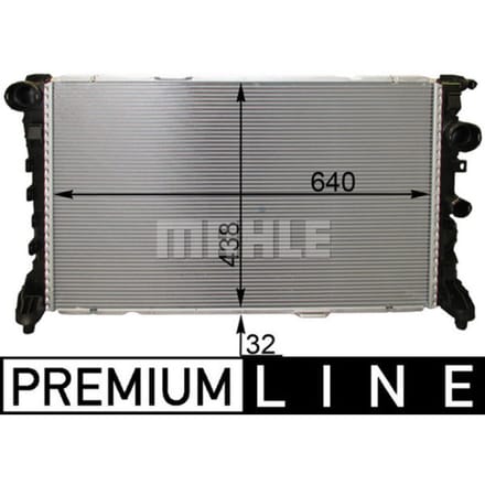 Radiator, motorkoeling MAHLE CR 1772 000P