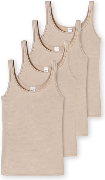 Schiesser Dames onderhemd 4 pack Modal Essentials