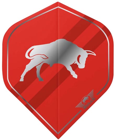 Bulls Retro Dartflights - Rood