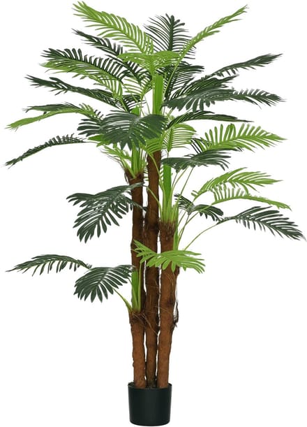 HOMCOM kunstplant - kunststof/cement - Ø16 x 160H cm - groen