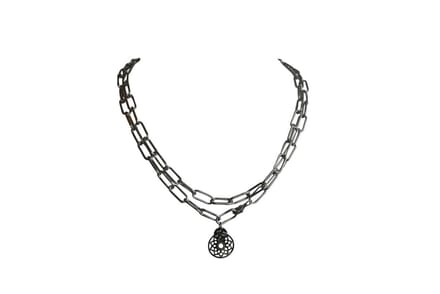 FlowJewels - Collier - Stainless Steel - Schakelketting - Lang