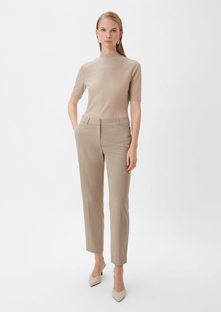 Black Label Women-Broek--8091 BROWN-Maat 44