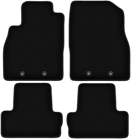 BASIC zwarte velours vloermatten voor: Chevrolet Volt hatchback (2012-2017)