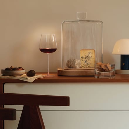 L.S.A. - Pavilion Serveerplateau met Stolp ø 30 H 39 cm - Glas - Transparant -