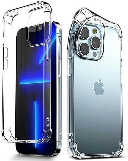 Mercury Bulletproof Serie - Transparant iPhone 14 Pro Max Hoes - Uitzonderlijke Bescherming - Elegante Pasvorm