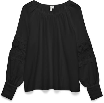 VERO MODA - VMINDIRA L/S TOP WVN BTQ - Dames - Blouses