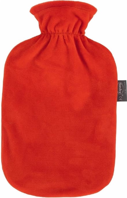 Fashy - Warmwaterkruik - Velours Oranje Hoes