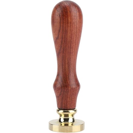 1 bâton de cire à cacheter rétro en bois, tampon classique pour cartes d'invitation de mariage(091) brown
