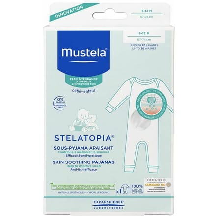 Bebe Stelatopia Skin Shooting Pajamas (atopic-prone Skin) 6-12 Months / 67-74 Cm 1ml