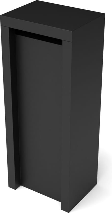 Litrupa pakketbrievenbus zwart 400x300x1000 mm Geroba