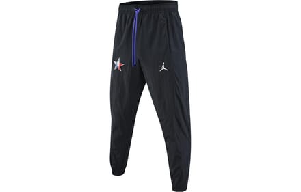 Pantalon décontracté Jordan pour homme Noir Pantalon à revers modéré M black