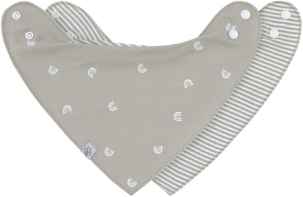 Lässig Bandana Slabbetjes - Rainbow - 2 Stuks