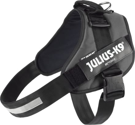 Julius K9 IDC Powertuig/Harnas - Maat 4/96-138cm - XXXL - Antraciet
