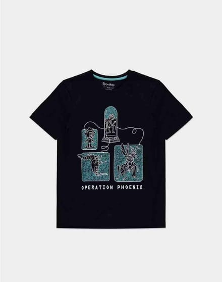 Rick Morty Operation Phoenix Mens TShirt S